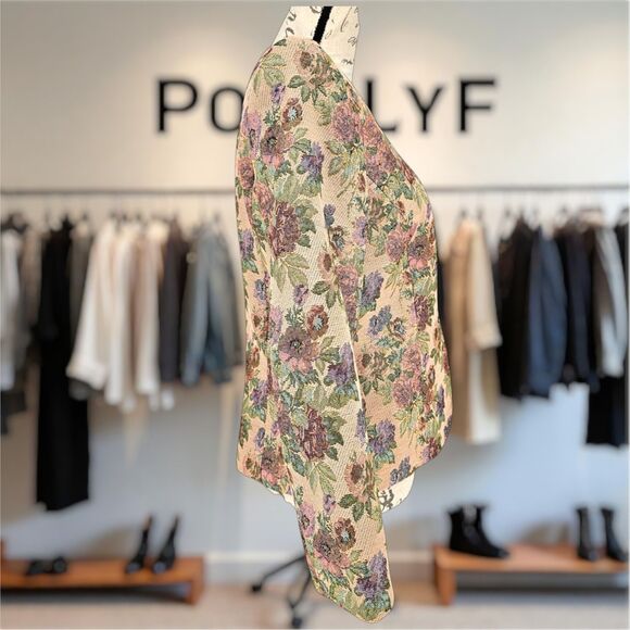 Vintage Doncaster Jacket Floral Print Women's Blazer - Picture 5 of 12